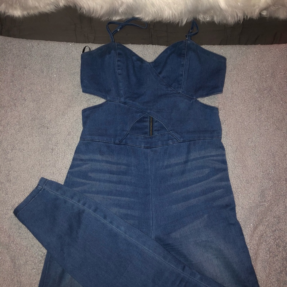 Denim jumpsuit